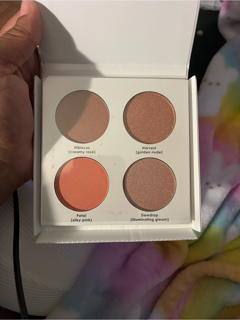 Neutral & Pink Face Palette — Hibiscus, Harvest, Petal, Dewdrop